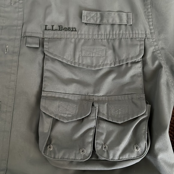 L.L.Bean Buzz Off insect shield repellent apparel Fishing Camping Shirt S - Picture 2 of 12